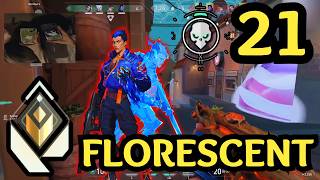 21 KILLS with FLORESCENT YORU — Pearl Map Game Valorant VOD
