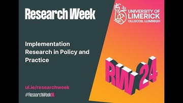Implementation Research in Policy and Practice