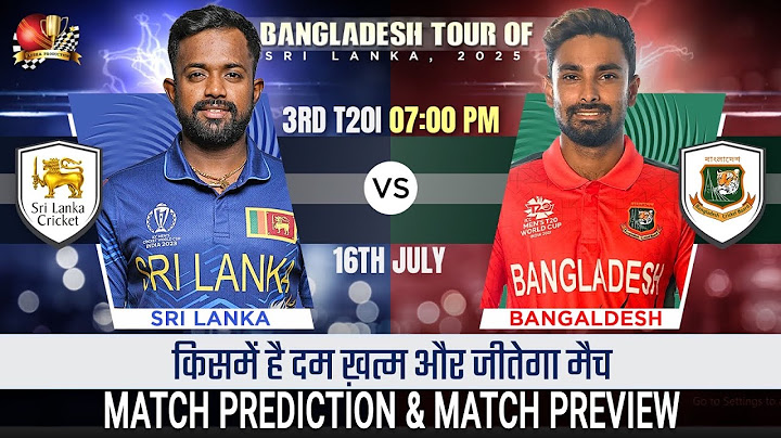 Sri Lanka vs Bangladesh 3rd T20I 2025 Match | SL vs BAN Prediction T20 ! #slvsban #predictions