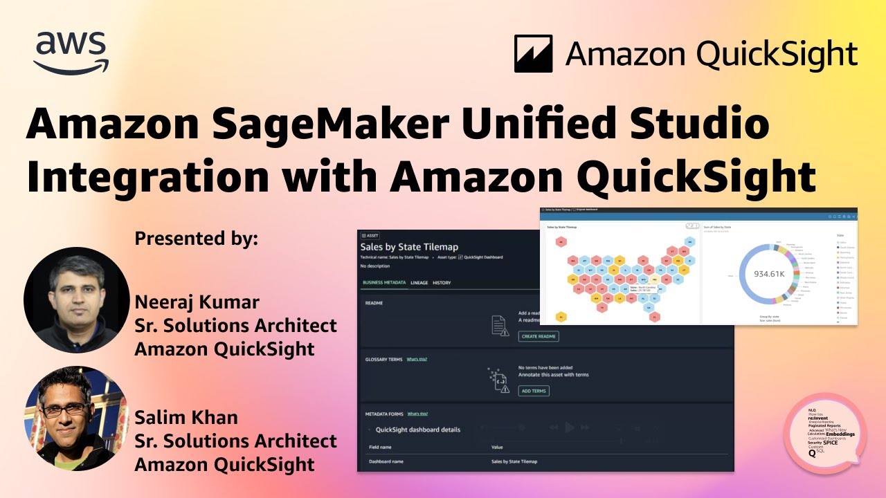 Amazon SageMaker Unified Studio Integration with Amazon QuickSight ...