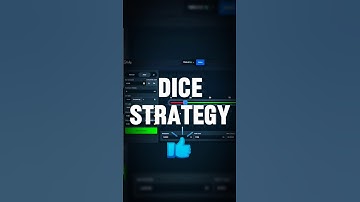 stake dice Strategy 💰🔥 #stake #dice #strategy #profit