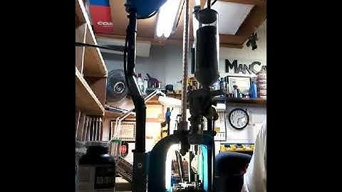 380 ACP LOADED  ON DILLON  550 WITH A CASE FEEDER,  PART 1