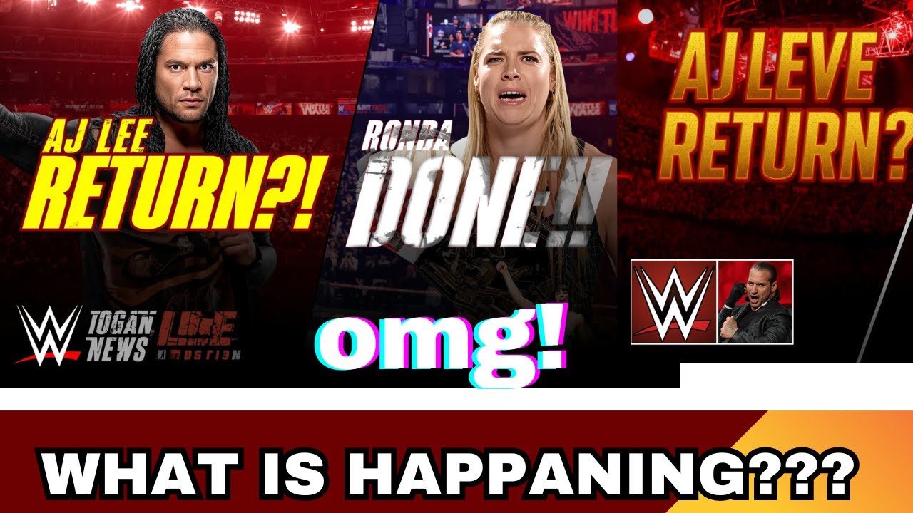 Breaking WWE News: AJ Lee Return Leak, Ronda Rousey Exit & Wrestlepalooza Updates!