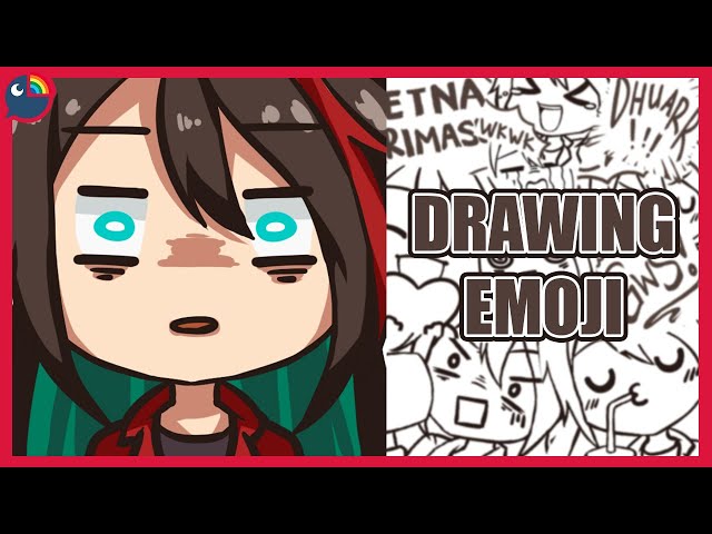 【Drawing】EMOJIS!!! MORE EXPRESSIVE = MORE ETNA【Etna Crimson | NIJISANJI】のサムネイル