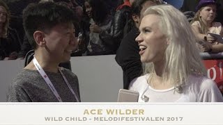 Ace Wilder "Wild Child" Melodifestivalen 2017 Final Interview