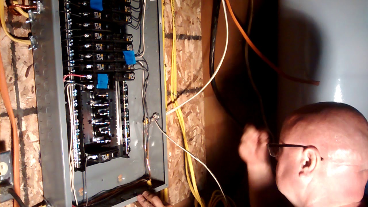 I show how to wire a 15 amp breaker into a panel for lights YouTube