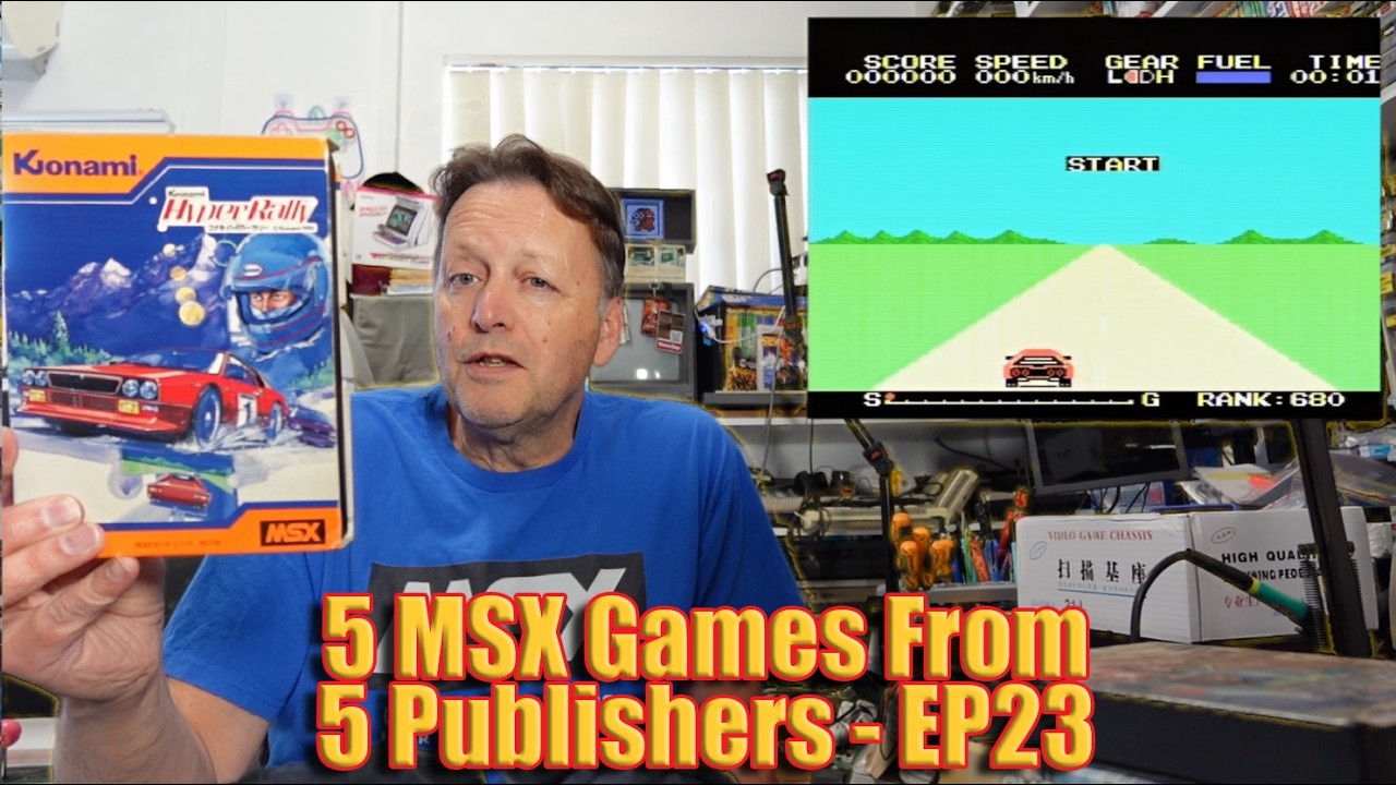 5 MSX Games From 5 Publishers (Topple Zip, Star Dust, Payload