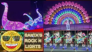 Santa's Rock N Lights | Drive-Thru Holiday Light Show | Werner Park | Omaha |NE #Santasrockandlights