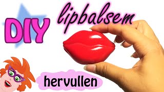 👄💄DIY lippenbalsem - je eigen lippenbalsem bakje of doosje hervullen 👄