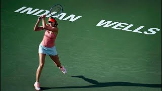 Sharapova vs Wickmayer ● 2015 Indian Wells (R2) Highlights