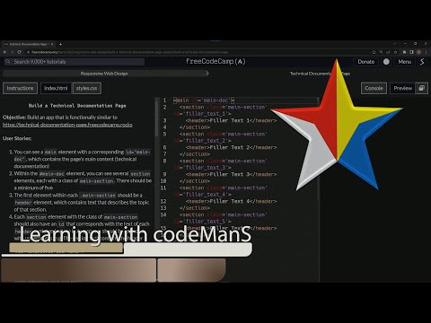 Learn HTML & CSS | FreeCodeCamp Build a Technical Documentation Page: Step 4