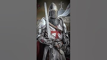 The Knight Templars were an elite military unit within the Christian Church. #edit #crusaders