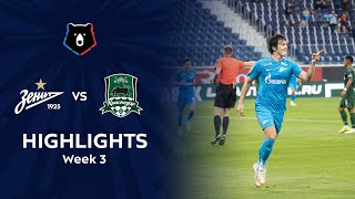 Highlights Zenit vs FC Krasnodar (3-2) | RPL 2021/22