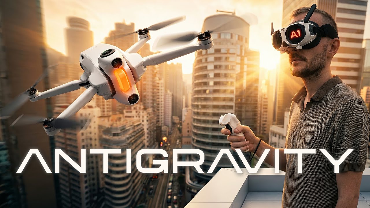 The world's first 8K 360 drone takes on Hong Kong | Antigravity A1