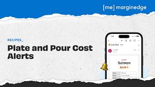 Plate and Pour Cost Alerts | [me] Helpdesk