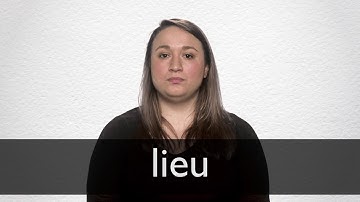 How to pronounce LIEU in British English