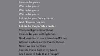 Arctic Monkeys - I Wanna Be Yours (Lyrics | Lirik | Karaoke) Resimi