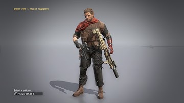 Western Fatigues Black Brassard- MGSV Modding