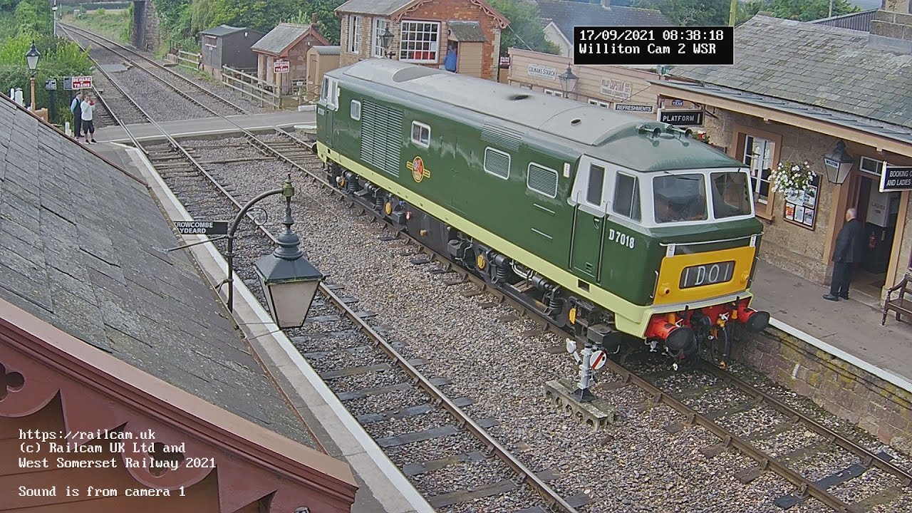 WSR - Williton Camera 2, West Somerset Railway, Somerset UK | Railcam LIVE