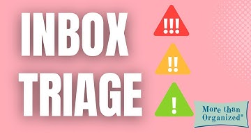 How to Prioritize Email Inbox for Productivity | More than Organized | Miriam Ortiz y Pino