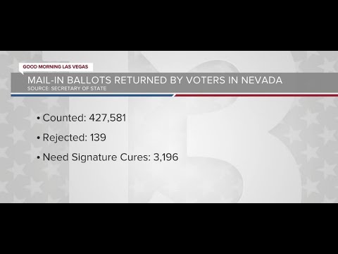 Mail In Ballots Returned By Voters In Nevada Youtube