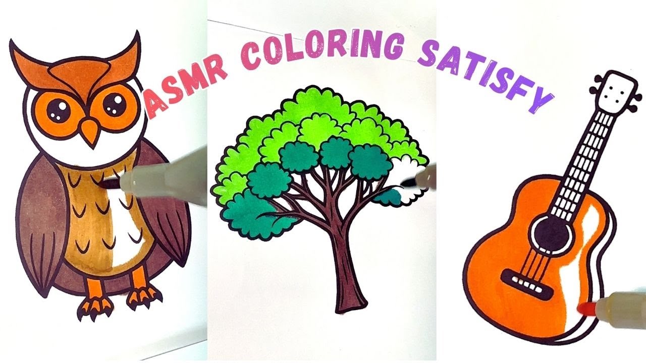 Perfect Marker Coloring ASMR 😍 | Watch Till End