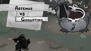 Mewgenics Guillotina 3 boss fight - Solo Necromancer cat