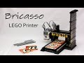 Working LEGO Printer - Printing the  LEGO Logo