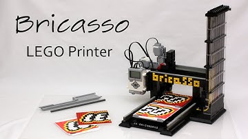 Working LEGO Printer - Printing the  LEGO Logo