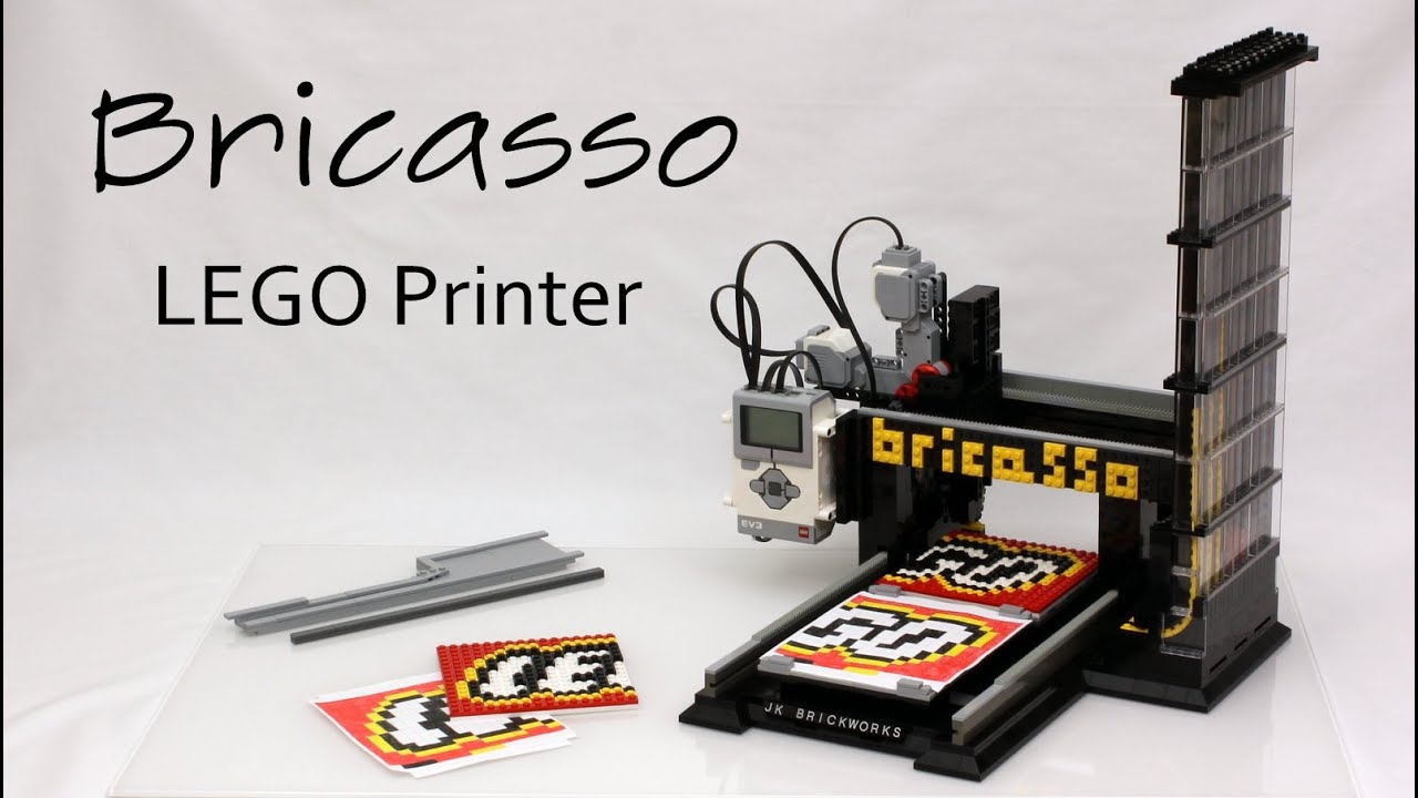 Working LEGO Printer - Printing the  LEGO Logo