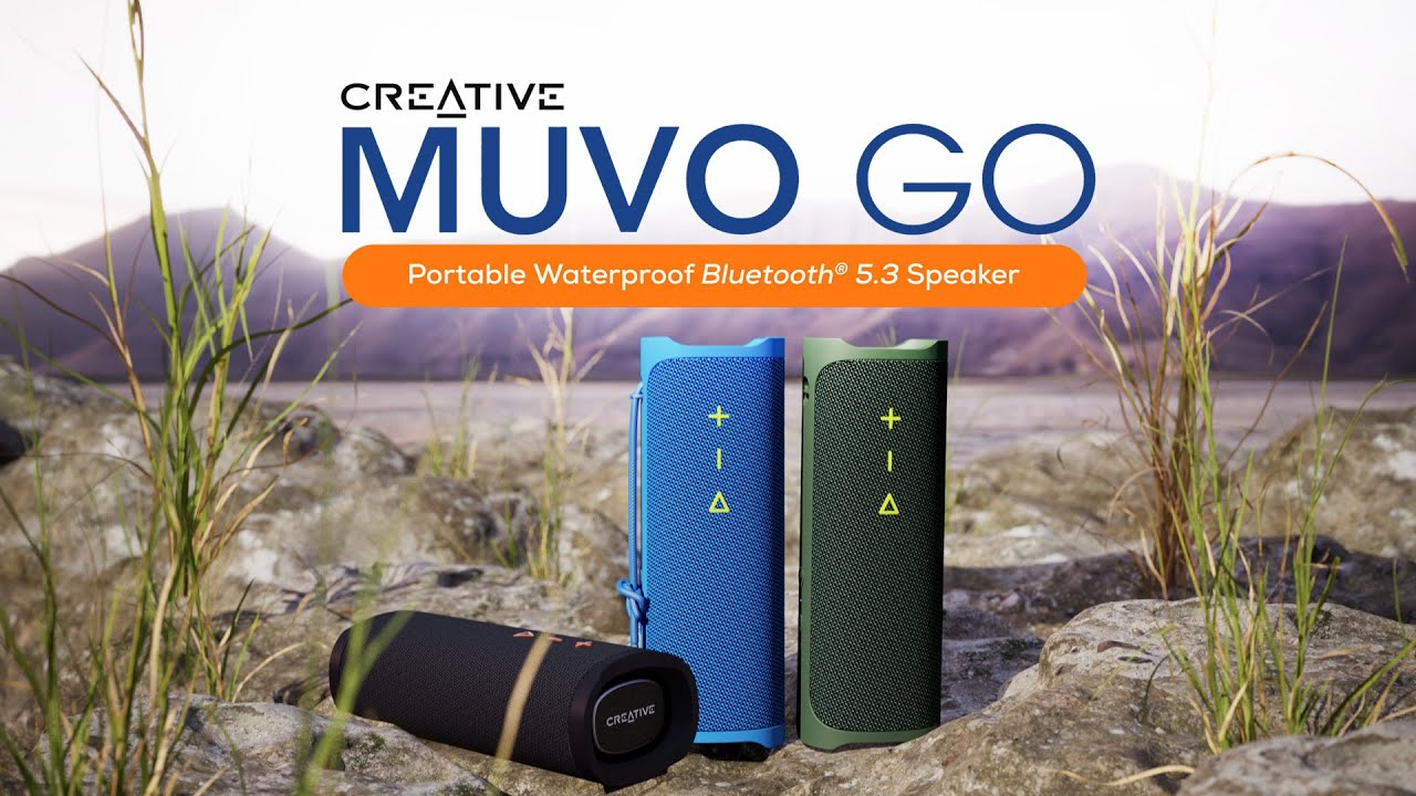 Creative MUVO Go – Portable Waterproof Bluetooth 5.3 Speaker 