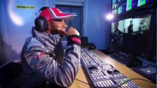 Bbc F1 2012 - Monaco Gp - Mclaren Duo Hamilton And On Swap F1 For Tv