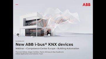 Webinar about new KNX Devices