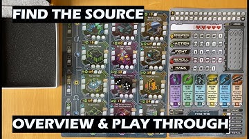 Find the Source Roll and Write Board Game Solo Play Through