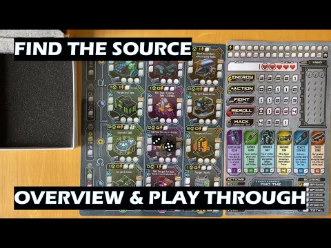 Find the Source Roll and Write Board Game Solo Play Through