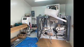 Mini color sorter sorting for macadamia nuts at New Zealand customer factory