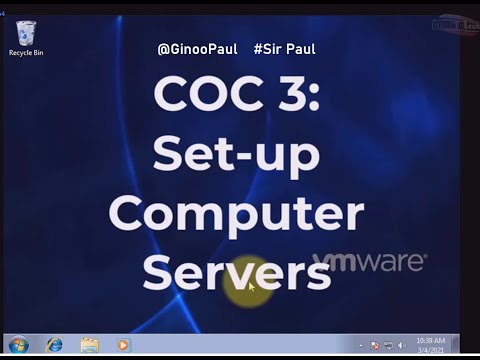 COC 3 Set-up Computer Servers