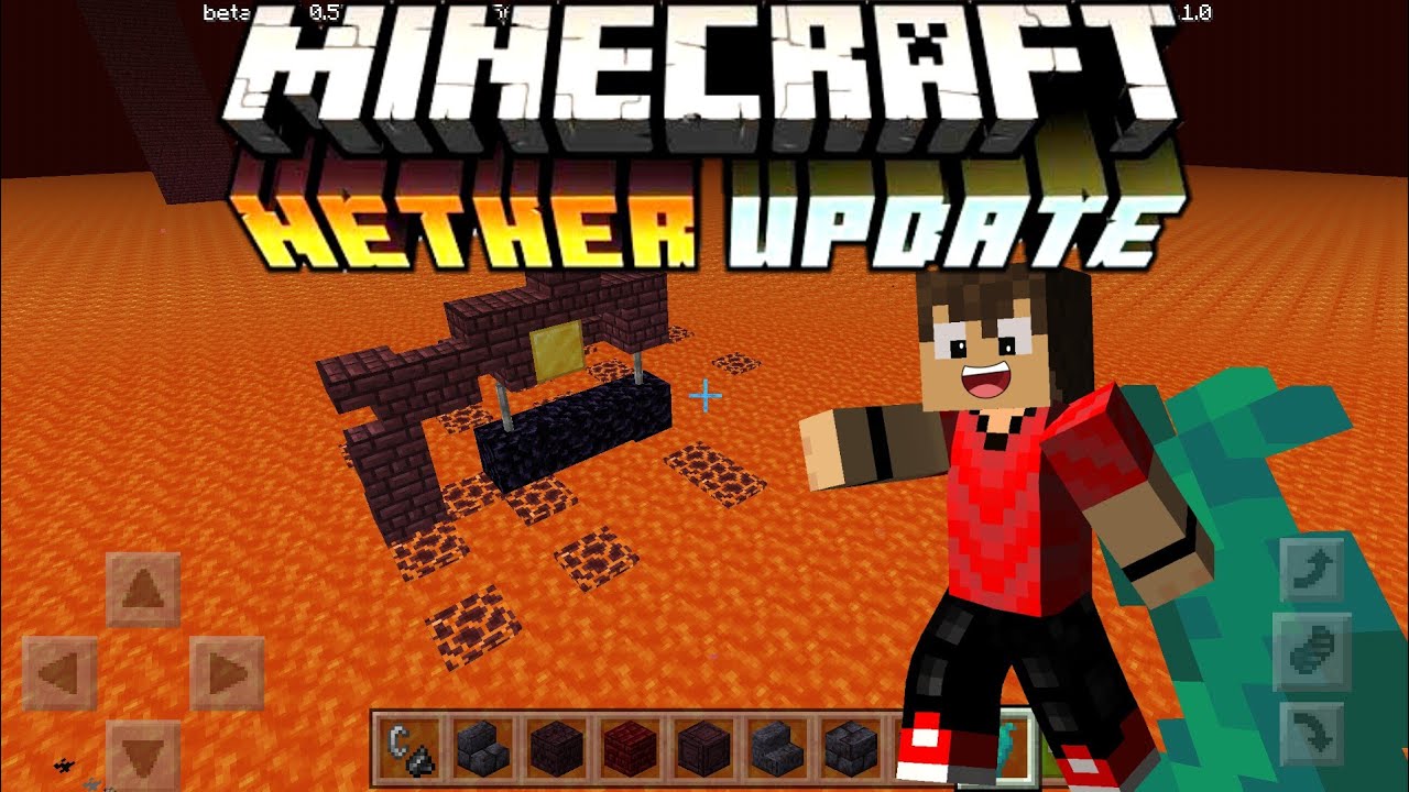 ATUALIZAÇÃO do nether update MCPE 1.16.0.57 - YouTube