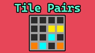 TILE PAIRS! | Unity Puzzle Game screenshot 1
