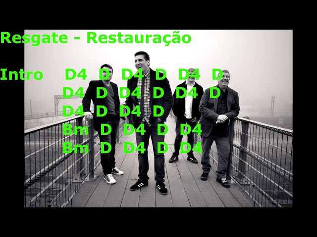 Letra de Restauração (Ao Vivo) de Resgate