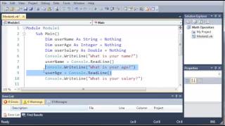 Visual Basic Tutorial   11   Getting User Input   YouTube