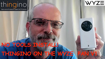 Free your WYZE Cam Pan V1 with Thingino Open Source Firmware! No tools required!