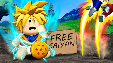 ABANDONED By SUPER SAIYAN Family! (A Roblox Movie)