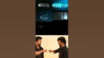 Best title card of Thalapathy vijay | #lcu #leo #love #vijay #leo #shorts #trendingvideo #viral