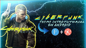 How to create cyberpunk theme gaming  intro on kinemaster | Android intro tutorial | glitch intro |
