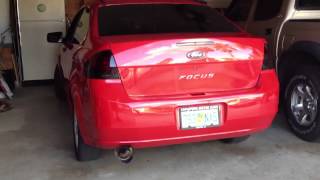 2008 ford focus Megan racing exhaust with no resonators