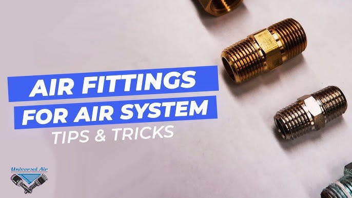 How to Install Air Compressor Hose Fittings 