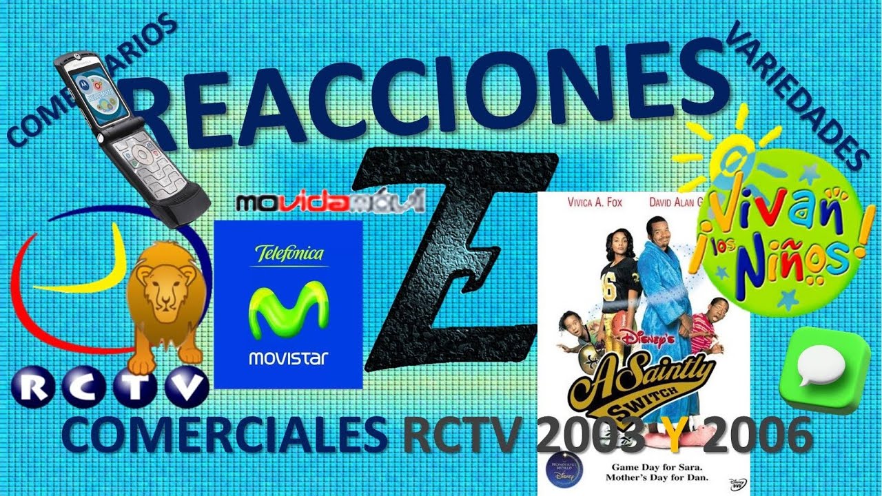 VIDEO REACCIONES Tandas Comerciales de RCTV 2003 y 2006