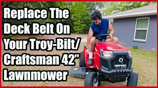 Replace the Deck Belt On Your Troy Bilt Pony Riding Lawnmower (42')