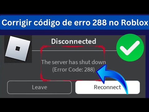 Como corrigir o código de erro 288 no Roblox (2024), - YouTube